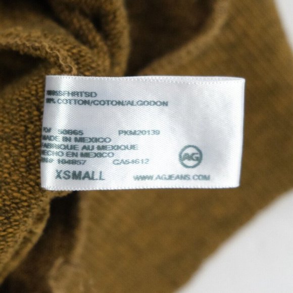 Adriano Goldschmied Sweater Mens Sz. XS Pullover Brown Club Casual - Picture 4 of 6